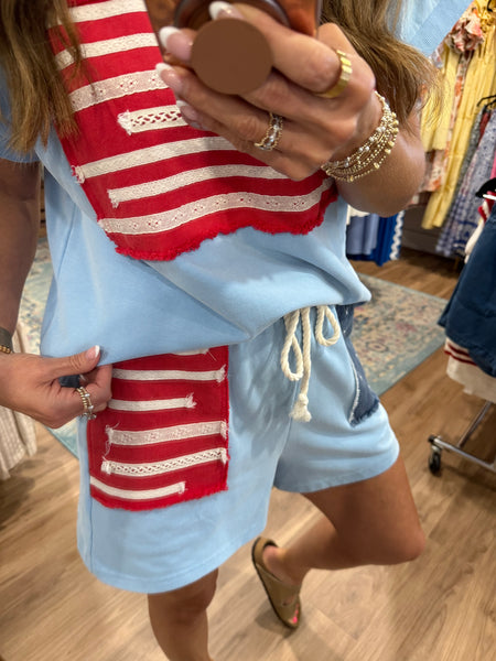 Patriotic Fun Shorts Set