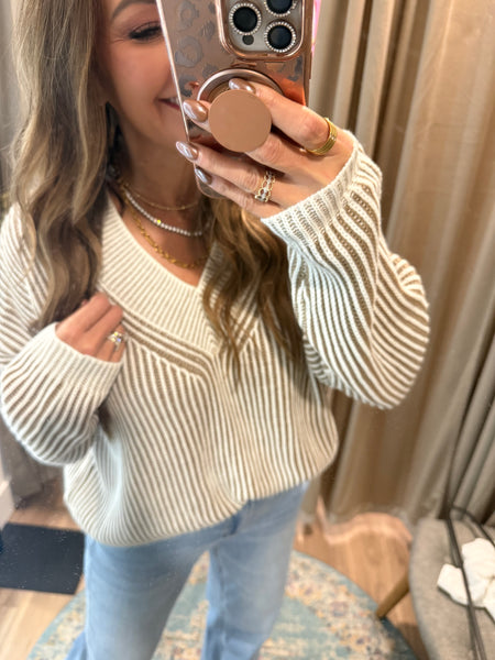 Keep It Cool Sweater - Taupe