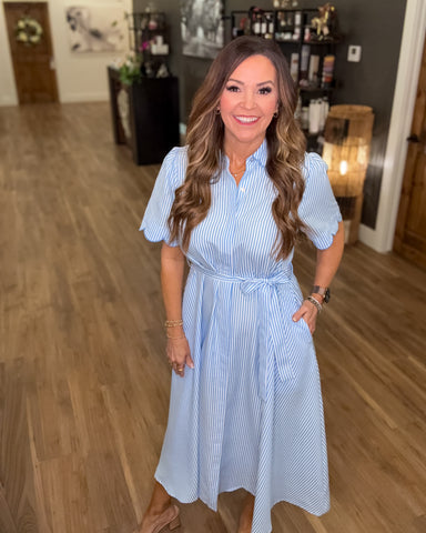 Forever Grace Dress - Blue