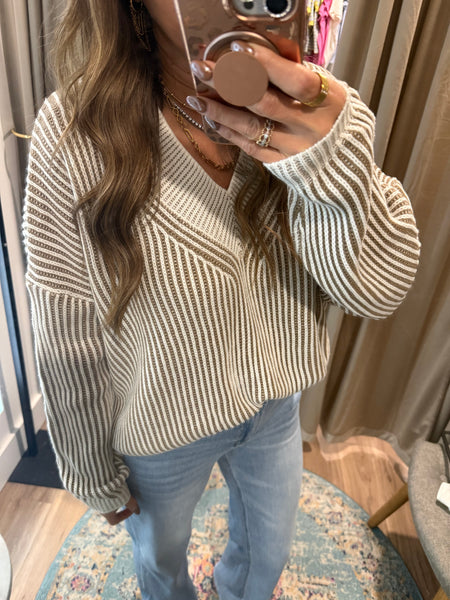 Keep It Cool Sweater - Taupe
