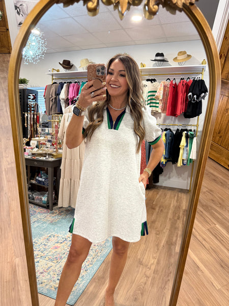 Everything To Me Dress - Heather Grey