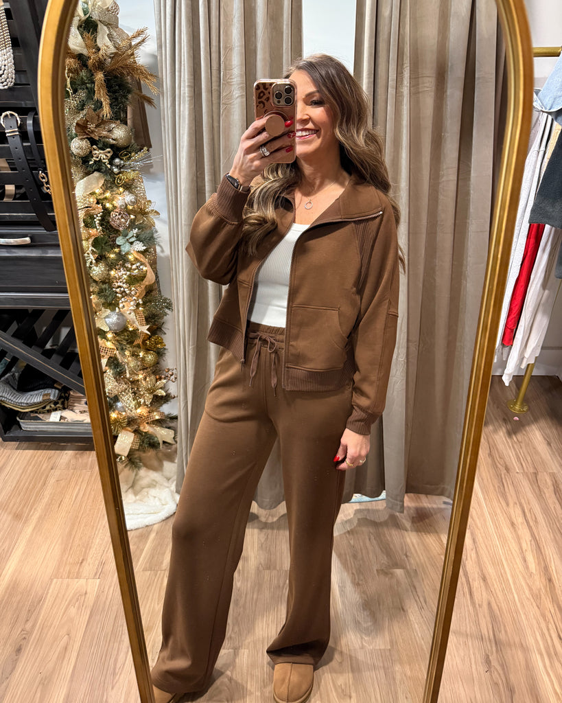 Lori Pant Set - Brown