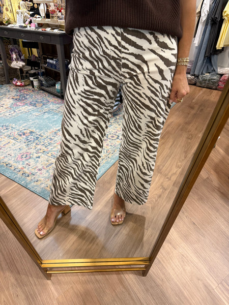 Zebra Print Pant