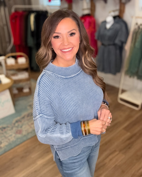 Maliyah Sweater - Blue