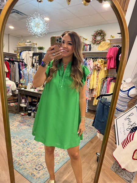 Pure Delight Dress - Green