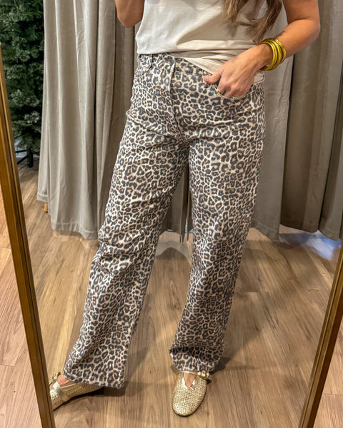 Chesney Leopard Jeans