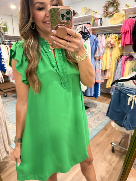 Pure Delight Dress - Green