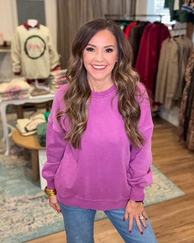 Piper Pullover - Plum