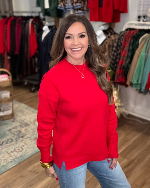 Everett Sweater - Red