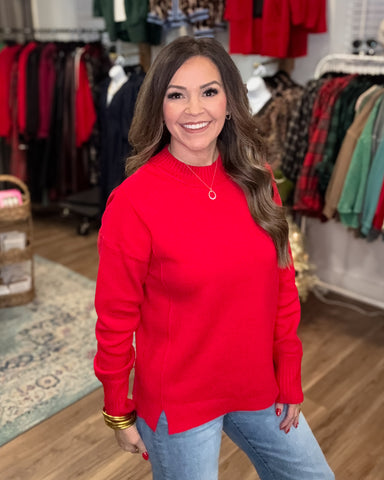 Everett Sweater - Red