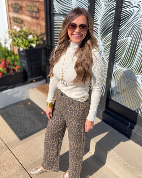 You Got The Best Of Me Leopard Pant