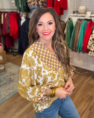 Ruthie Top - Mustard