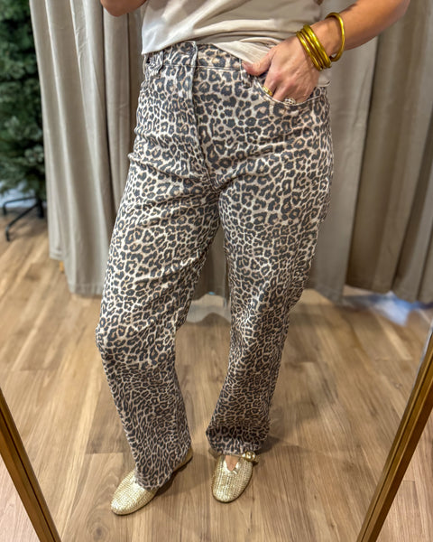 Chesney Leopard Jeans