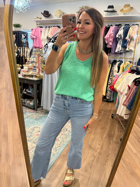 A Sweet Escape Top - Green