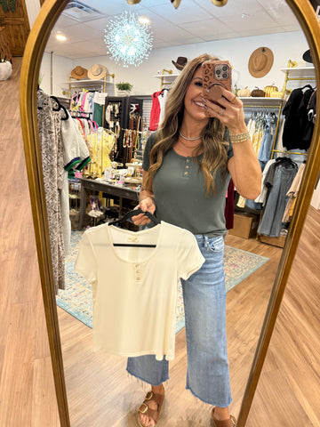 Evanore Top - Cream