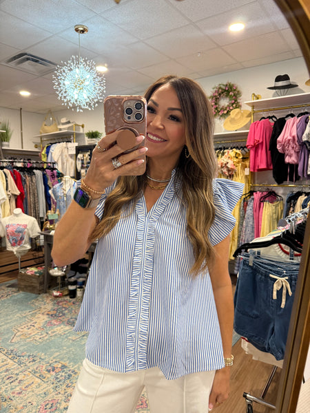 Kara Striped Top