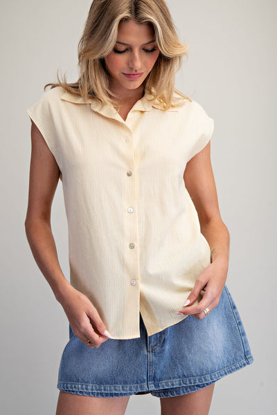 A Clear Mind Top - Yellow