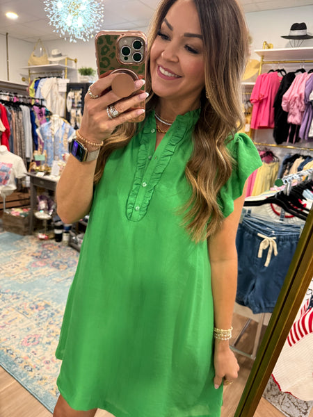 Pure Delight Dress - Green