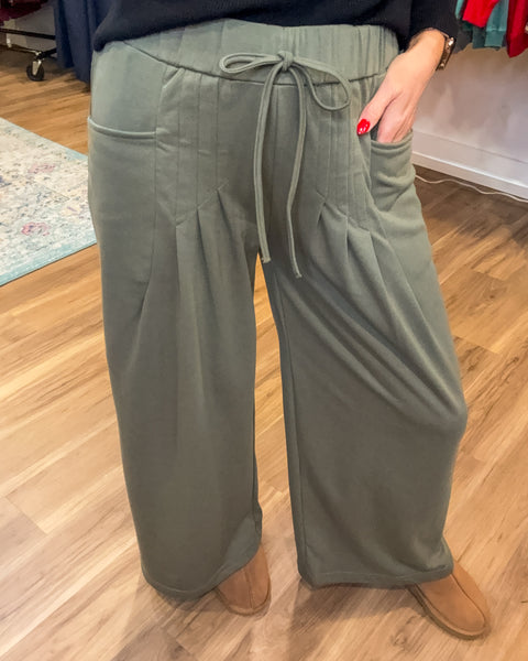 Winslow French Terry Pant - Olive