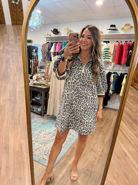 The Riley Leopard Dress