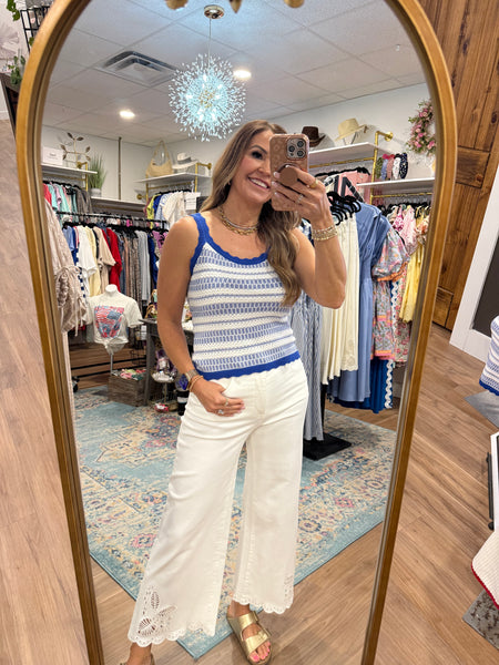 Stay Sunny Crochet Top