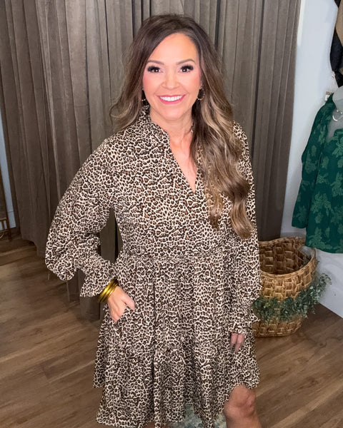 More Than You Know Leopard Dress