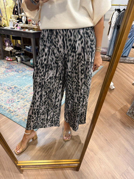 Turn Up The Charm Animal Print Pants