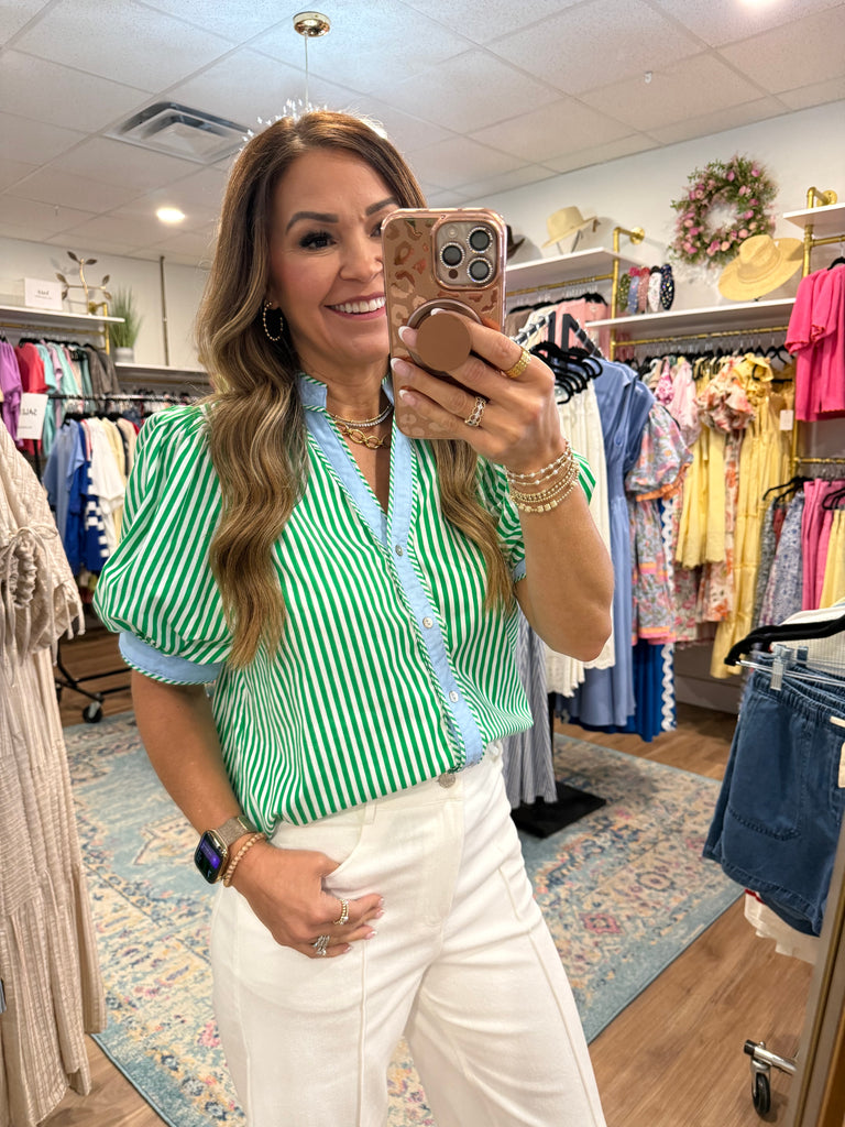 Brielle Striped Top
