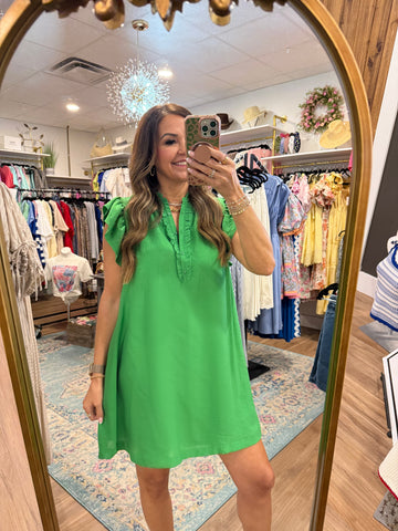 Pure Delight Dress - Green