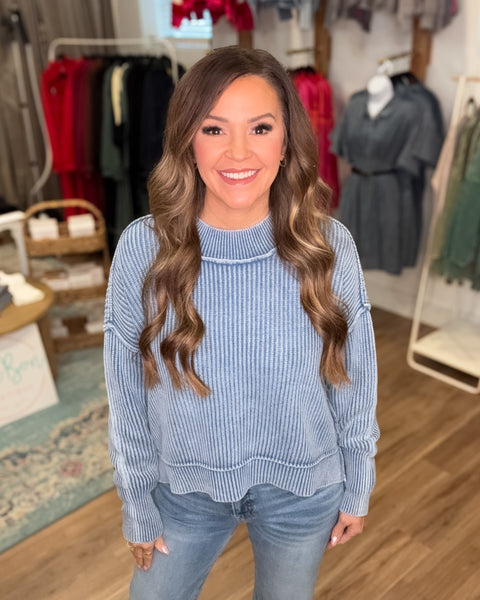 Maliyah Sweater - Blue