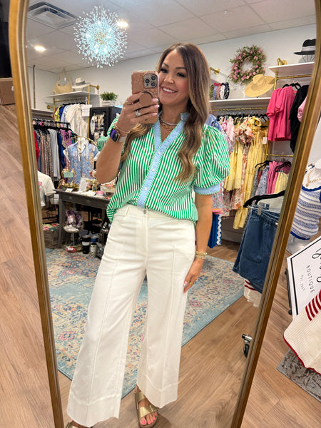 Brielle Striped Top