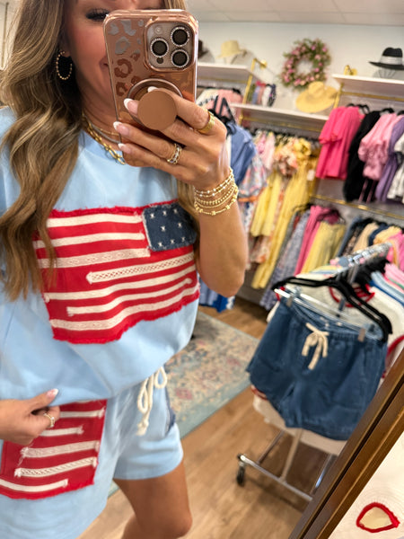 Patriotic Fun Shorts Set