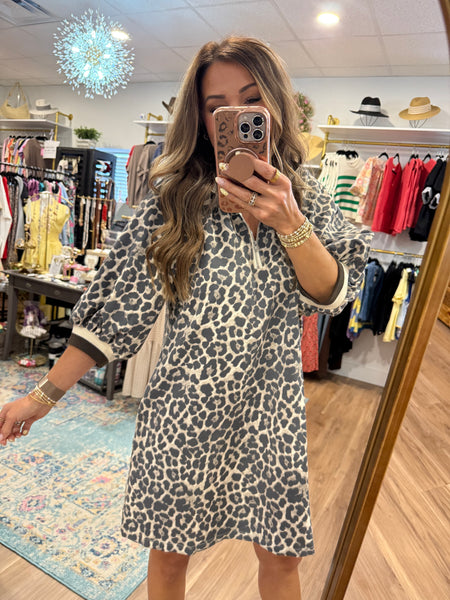 The Riley Leopard Dress