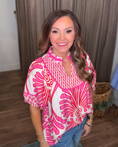 Ella Top - Pink