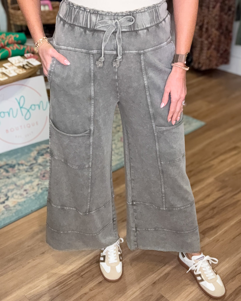 Busy Days Ahead Pants - Ash