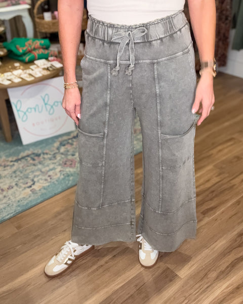 Busy Days Ahead Pants - Ash