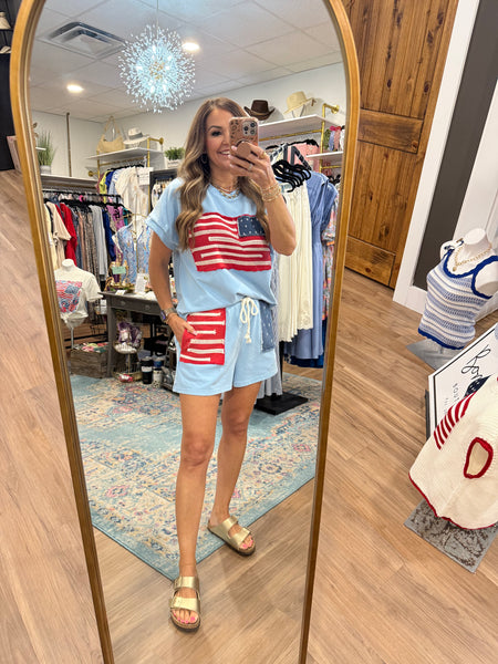 Patriotic Fun Shorts Set