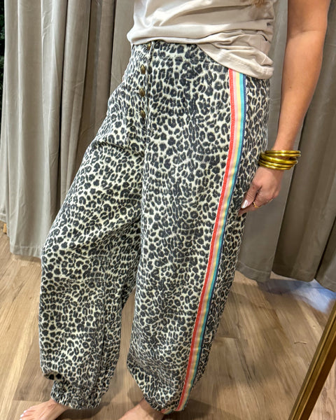 Ryleigh Leopard Jogger Pant