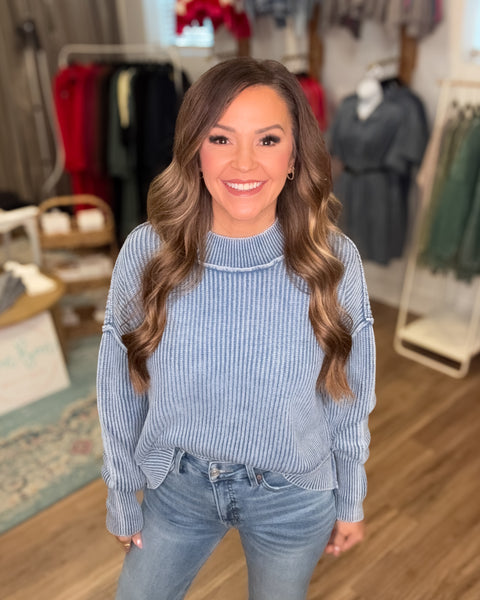 Maliyah Sweater - Blue