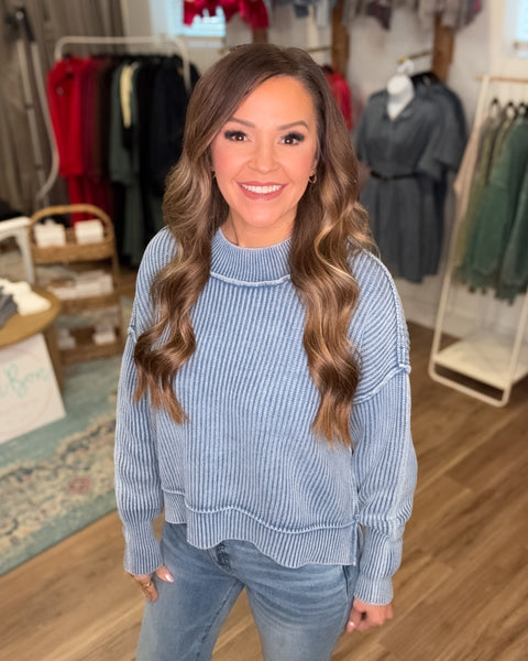 Maliyah Sweater - Blue