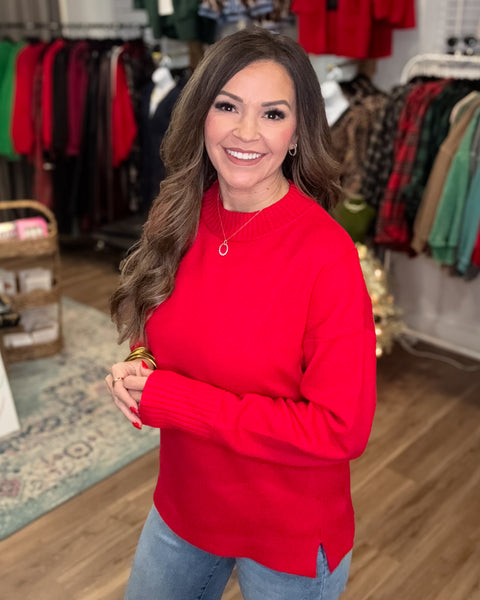 Everett Sweater - Red