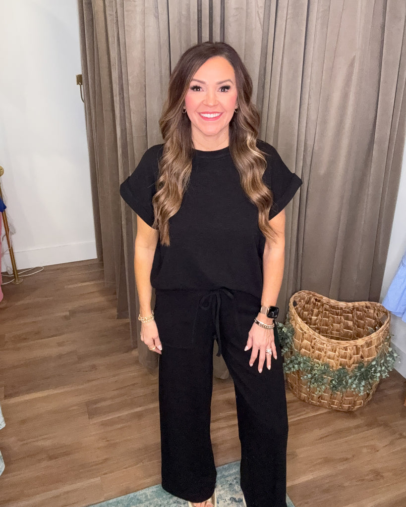 Marlowe Pant Set - Black