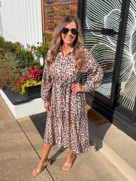 Karina Leopard Dress