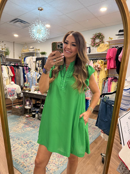 Pure Delight Dress - Green