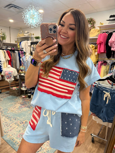 Patriotic Fun Shorts Set