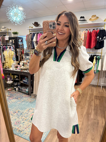 Everything To Me Dress - Heather Grey