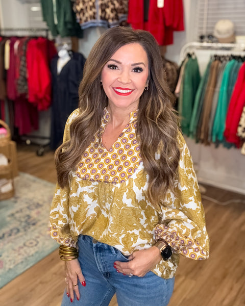 Ruthie Top - Mustard