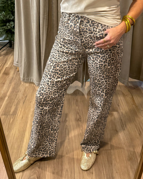 Chesney Leopard Jeans