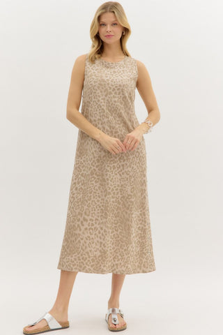 Helena Leopard Dress