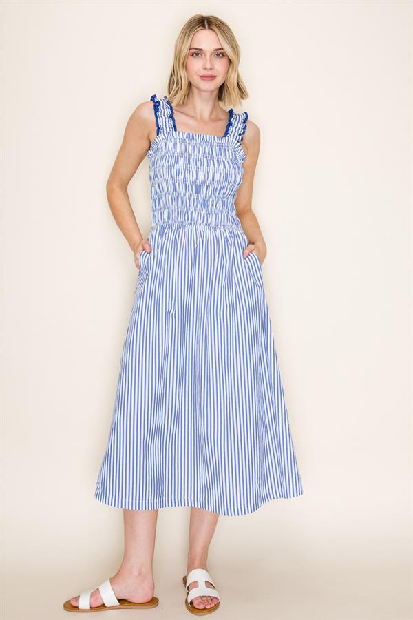Seaside Stroll Dress - Blue